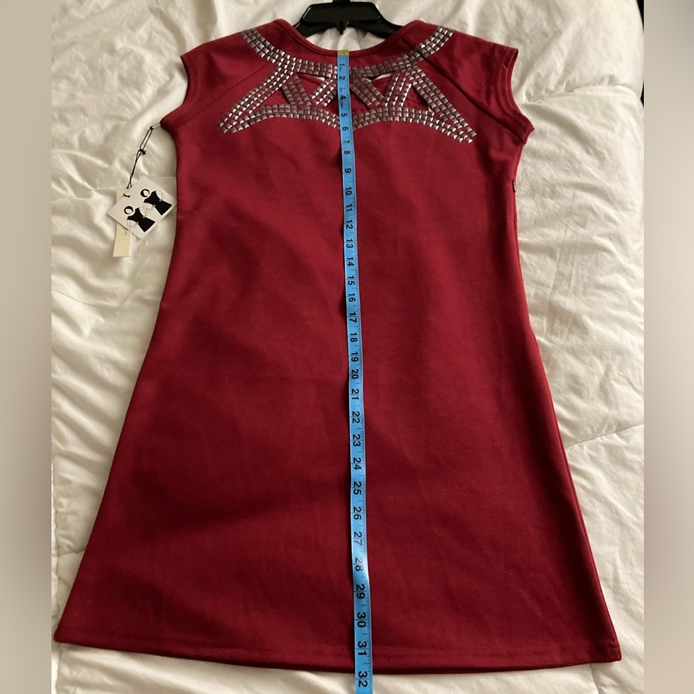 Vertigo 2 Way Red Pomegranate Dress Beautiful Outstanding Stylish - Picture 5 of 11